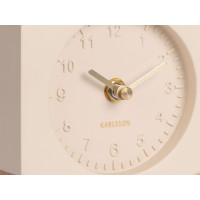 Stolové hodiny Paris Karlsson KA6167WH, 13cm